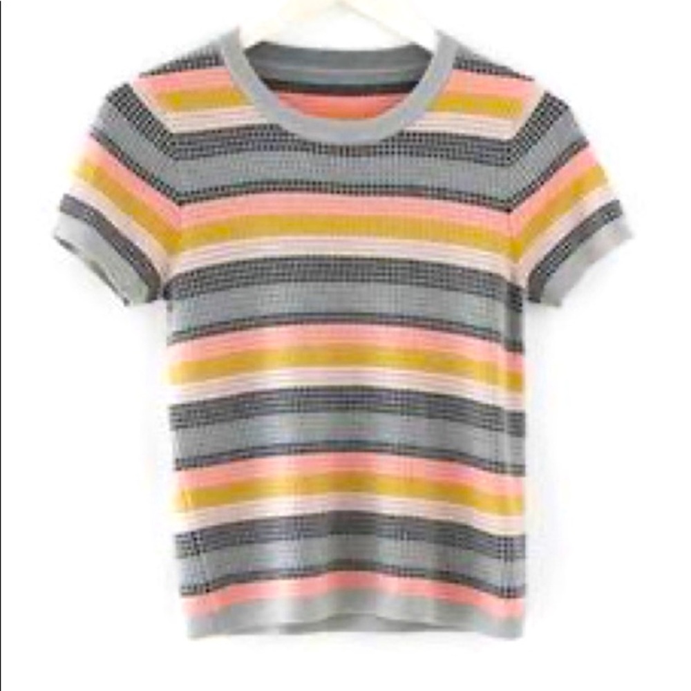 ISO of Boden short sleeve waffle knit top / Sweater size 6 or 8